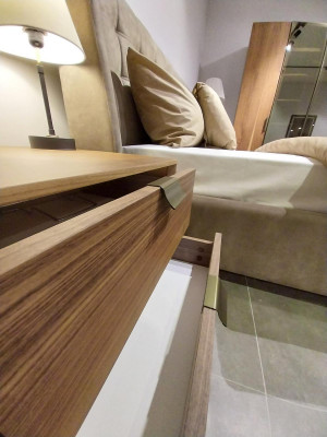 Sypialnia Stolik luksusowy Stolik nocny Hotel Drewno w stylu art deco nowy