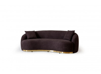 Designerska Sofa 4 - miejsce do siedzenia Brown Kolor Nowość w Salonie Modern