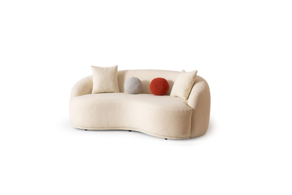 Nowoczesna Sofa 3 - miejsce do siedzenia Designerskie Meble Biały Kolor Style Kanapy Sofy 230cm