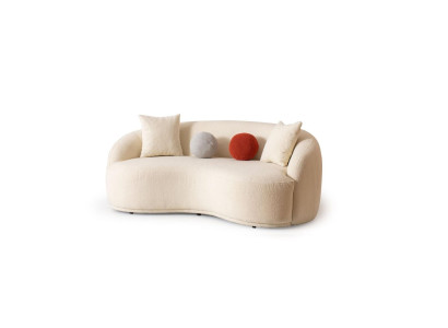 Nowoczesna Sofa 3 - miejsce do siedzenia Designerskie Meble Biały Kolor Style Kanapy Sofy 230cm