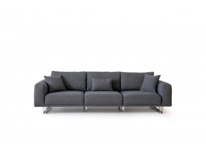 Sofa 4 miejsce do siedzenia Relaks Kanapa Kanapy Funkcja łóżka czteroosobowe Sofy Włókiennicze