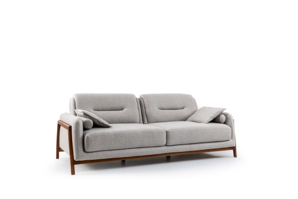Luksusowa Sofa 3 miejsce do siedzenia Trzyosobowa Meble w Salonie Nowoczesna Podkładka Włókiennicza