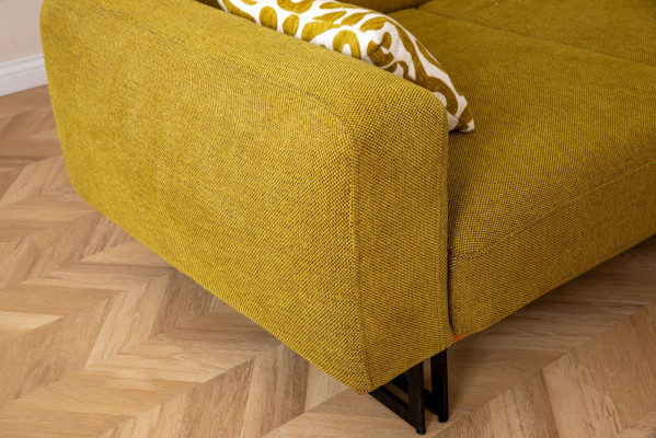 Włoska Sofa Kanapa Podkładka 4 miejsce do siedzenia Meble 270cm Kanapy Tekstylne Nowe