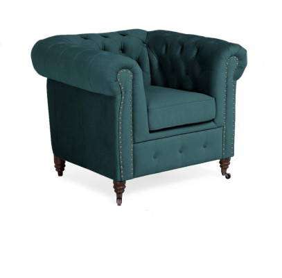 Chesterfield Fotel 1 miejsce siedzące Kanapa Podkładka Sofy Kanapy New Lounge Club