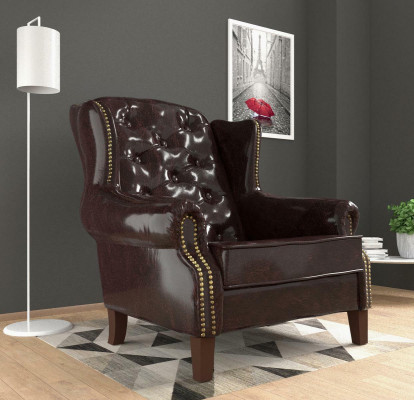 Design Fotel Skóra Luksusowa kanapa telewizyjna Relaks 1 miejsce siedzące Sofa Lounge Club