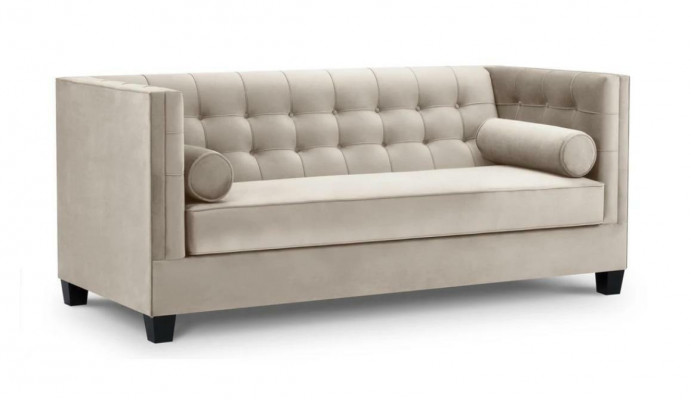 Sofa rozkładana Taupe Fotel Kreative Meble Włókienniczy Materiał Nowa Sofa do Salonu