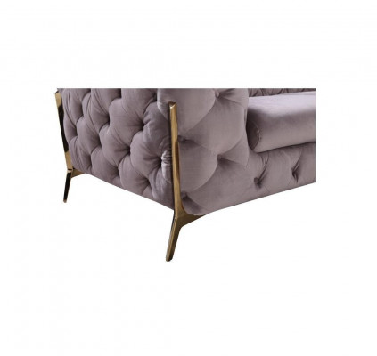Design Chesterfield Sofa 2-miejsce do siedzenia Sofa Podkładka Włókienniczy Sofy Aksamit Nowa Dwuosobowa