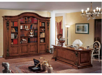 Klasyczna Brązowa Półka na książki Meble Biurowe Półki Design Półka Szafa