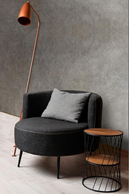 Czarny nowoczesny Fotel Living RoomFotel Fotel ClubFotel Nowość
