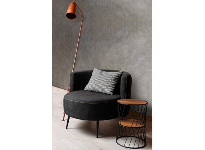 Czarny nowoczesny Fotel Living RoomFotel Fotel ClubFotel Nowość