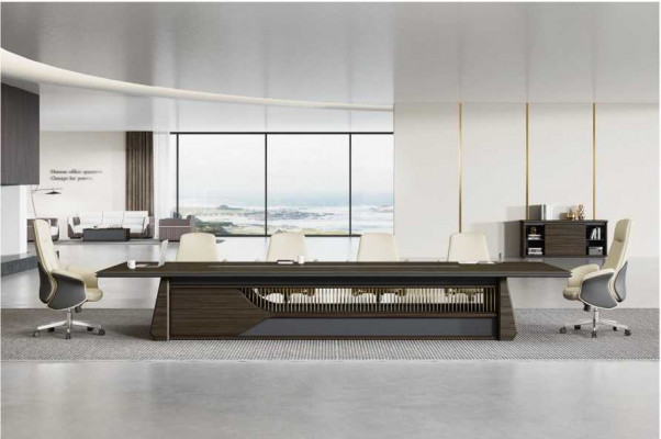 Stół konferencyjny Spotkanie Tabela Luxury Office Meble Modern Brown stoły