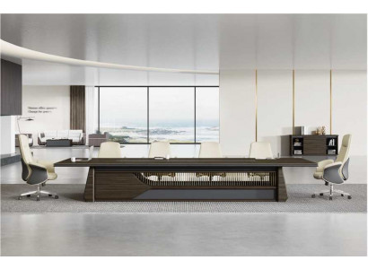Stół konferencyjny Spotkanie Tabela Luxury Office Meble Modern Brown stoły
