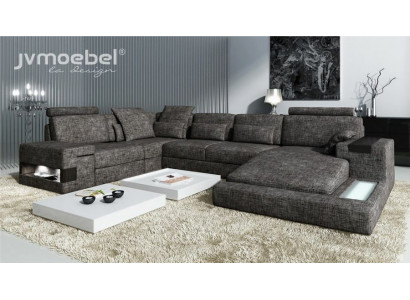 Nowoczesny projekt salonu Narożnikowa kanapa Meble narożnikowa tapicerka tekstylna kanapa sofa w kształcie litery U