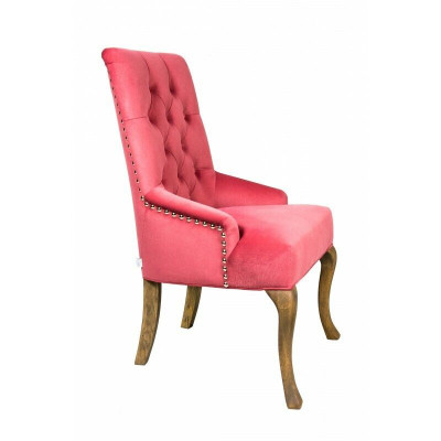 Designerskie krzesło Red Chesterfield Krzesło luksusowe skórzane krzesło barowe Podkładka miejsce siedzące