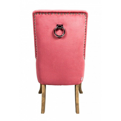 Designerskie krzesło Red Chesterfield Krzesło luksusowe skórzane krzesło barowe Podkładka miejsce siedzące