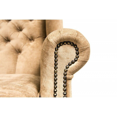 EarsFotel Fotel TV Krzesło Podkładka Sofa Relaks 1 miejsce siedzące Chesterfield