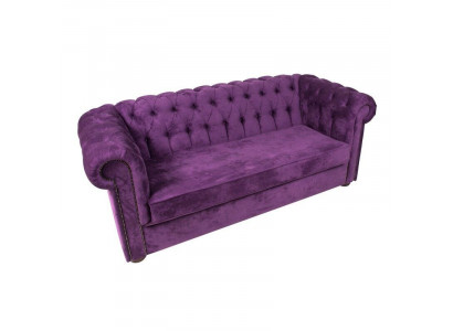 Sofa 3 miejsce do siedzenia Chesterfield Couch Sofa Łóżko Funkcja łóżka Kanapy Sofy Materiał Nowość