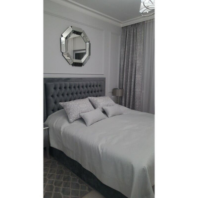 Chesterfield Łóżko Podkładka Double Hotel Dekoracja łóżka Sypialnia 140x200cm