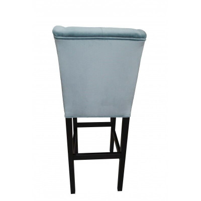 Stołek barowy Krzesła barowe Zestaw 6 materiałowych designerskich krzeseł barowych Bar Stołek Aksamit Krzesła