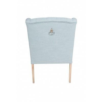 Chesterfield Light Blue Krzesła Stylowy Fotel Meble Hotelowe Podkładka Krzesło Zestaw 6 szt.