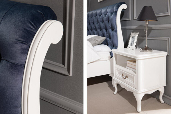 Stolik nocny Szafki nocne Tabela konsola Sypialnia Stolik Antyk Stil Nowość