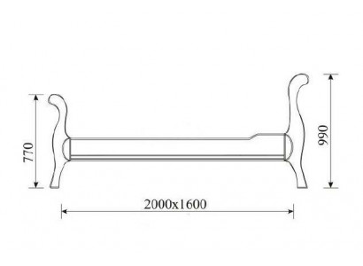 Oryginalny Drewno Solidny Łóżko w stylu kolonialnym 160/180x200cm łóżko Podwójne łóżko New Marriage OB