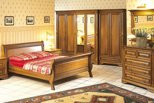 Klasyczna Szafki Szafa Meblościanka Szafa Solidny Styl Kolonialny O2D