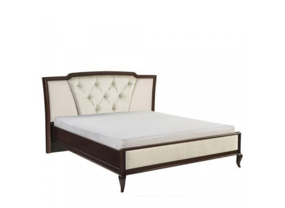 Podwójne łóżko łóżko Design Hotel Luxury Podkładka Marriage Drewno 180 x 200cm Meble Nowe