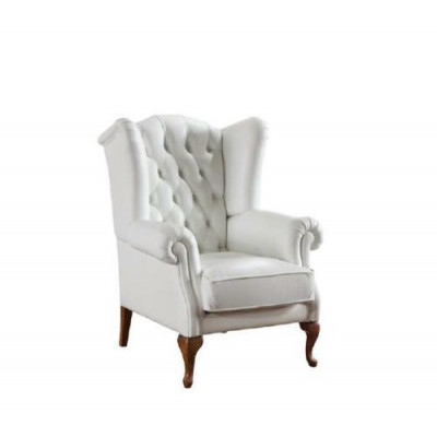 Chesterfield Fotel Pełna skóra Classic TV Fotel Ears Fotel CL-FOTEL