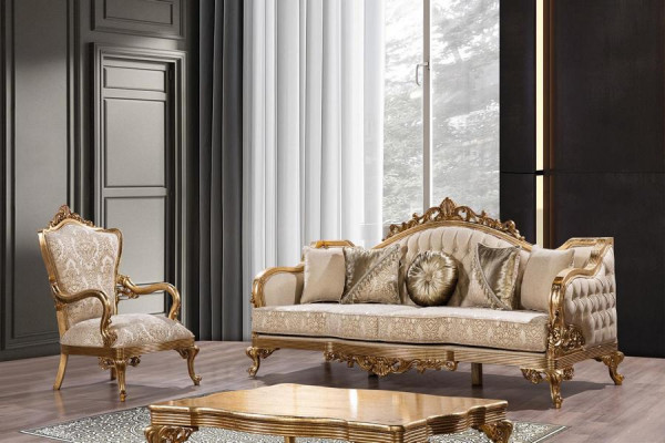 Klasyczny Designer Couch Club Meble Kanapy 3+1 miejsce do siedzenia Zestaw sofowy