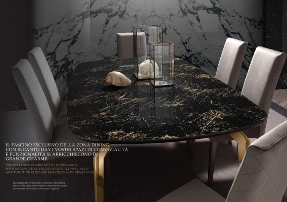 Krzesło Krzesło do jadalni Krzesło 1 miejsce do siedzenia Fotel Luxury Meble Design Krzesła Materiał Nowość