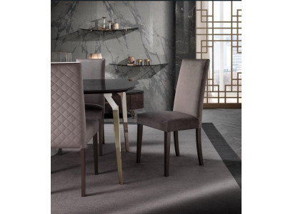 Krzesła Fotel TV Lounge Siedziba 1x Fotel New Luxury Krzesło jadalnia Podkładka