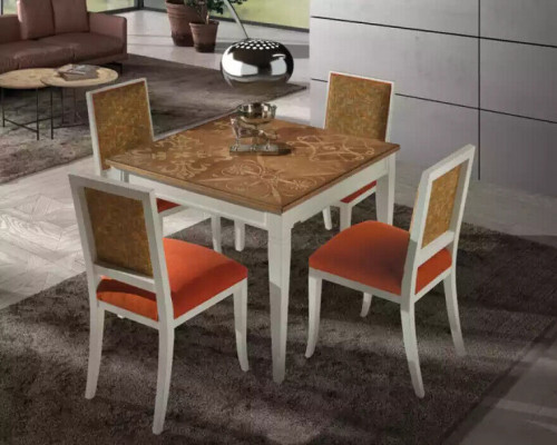 jadalnia designerskie Krzesło Drewno luksusowe krzesło tapicerowane w klasycznym stylu