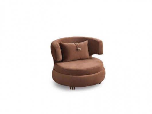 Luksusowy Fotel Living Room Podkładka Włókienniczy Meble Braun Siedziba New Modern Design