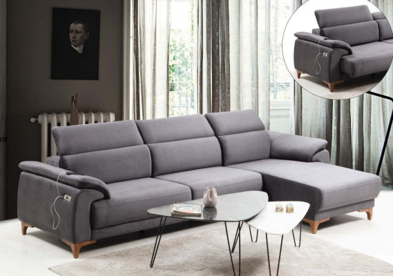 Narożnikowa kanapa w kształcie litery L nowoczesna sofa do salonu kanapa meble tapicerowane luksusowy design
