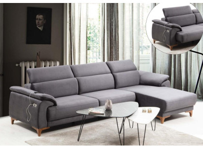 Narożnikowa kanapa w kształcie litery L nowoczesna sofa do salonu kanapa meble tapicerowane luksusowy design
