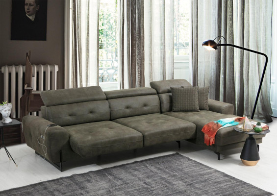 Relaks Narożnikowa kanapa L-Shape Luksusowe Meble Salon Narożnik Sofa Kanapa Podkładka Nowoczesna Nowość