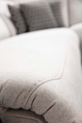 Sofa do salonu w kształcie litery L Nowoczesny design Włókienniczy Materiał Luksusowa kanapa Meble tapicerowane
