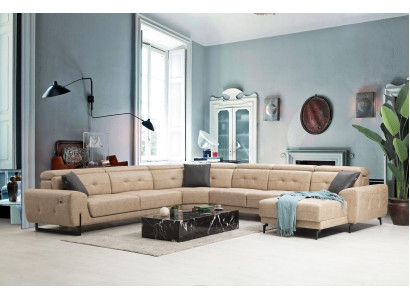 Narożnikowa kanapa Kształt U Meble do siedzenia Designerskie Meble do siedzenia Nowoczesna Sofa Kanapa Podkładka