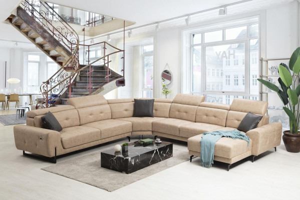 Narożnikowa kanapa Kształt U Meble do siedzenia Designerskie Meble do siedzenia Nowoczesna Sofa Kanapa Podkładka