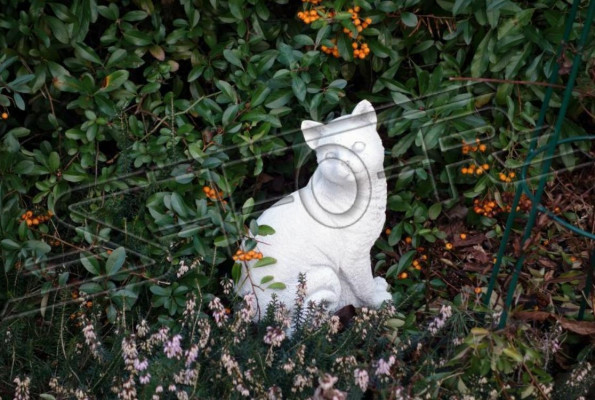 Dekoracje ogrodowe Kot Patio Figurki Kamienna figura Statua dekoracyjna