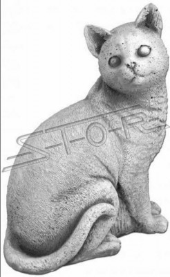 Dekoracje ogrodowe Kot Patio Figurki Kamienna figura Statua dekoracyjna