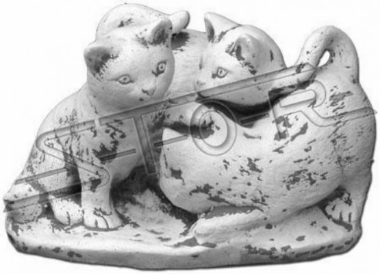 Dekoracja ogrodowa Patio kota kamienne figurki dekoracyjna figura statua