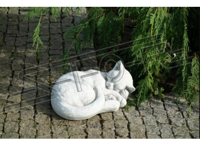 Dekoracja ogrodowa Patio kota kamienne figurki rysunek dekoracyjny posąg