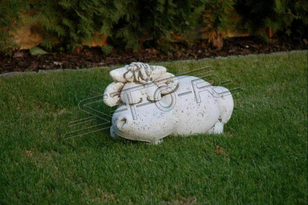 Dekoracja ogrodowa Hippo Patio kamienne figurki rysunek dekoracyjny posąg