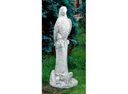 Dekoracje ogrodowe Papuga Patio Kamienne Figury Rysunek Dekoracyjna Statua