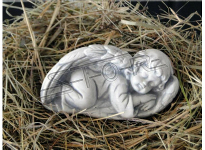 Grób Anioł Krzyż Dekoracja grobu Dekoracja grobu Kamienna klasyczna statua