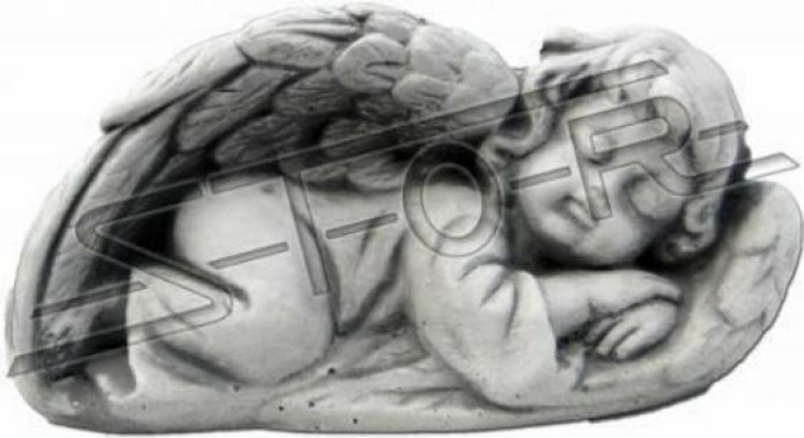 Grób Anioł Krzyż Dekoracja grobu Dekoracja grobu Kamienna klasyczna statua