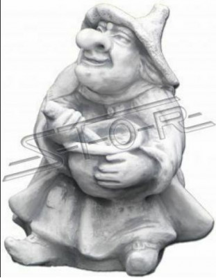Czarownica 29cm rzeźba projekt rysunek statua figurki ogrodowe posągi