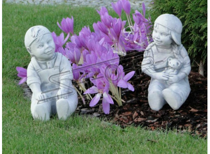 Chłopiec chłopiec 34cm rysunek statua figurki rzeźba posągi ogrodowe